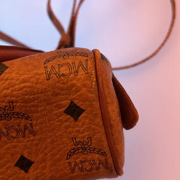 MCM Visetos Crossbody Barrel Bag - Picture 11 of 16